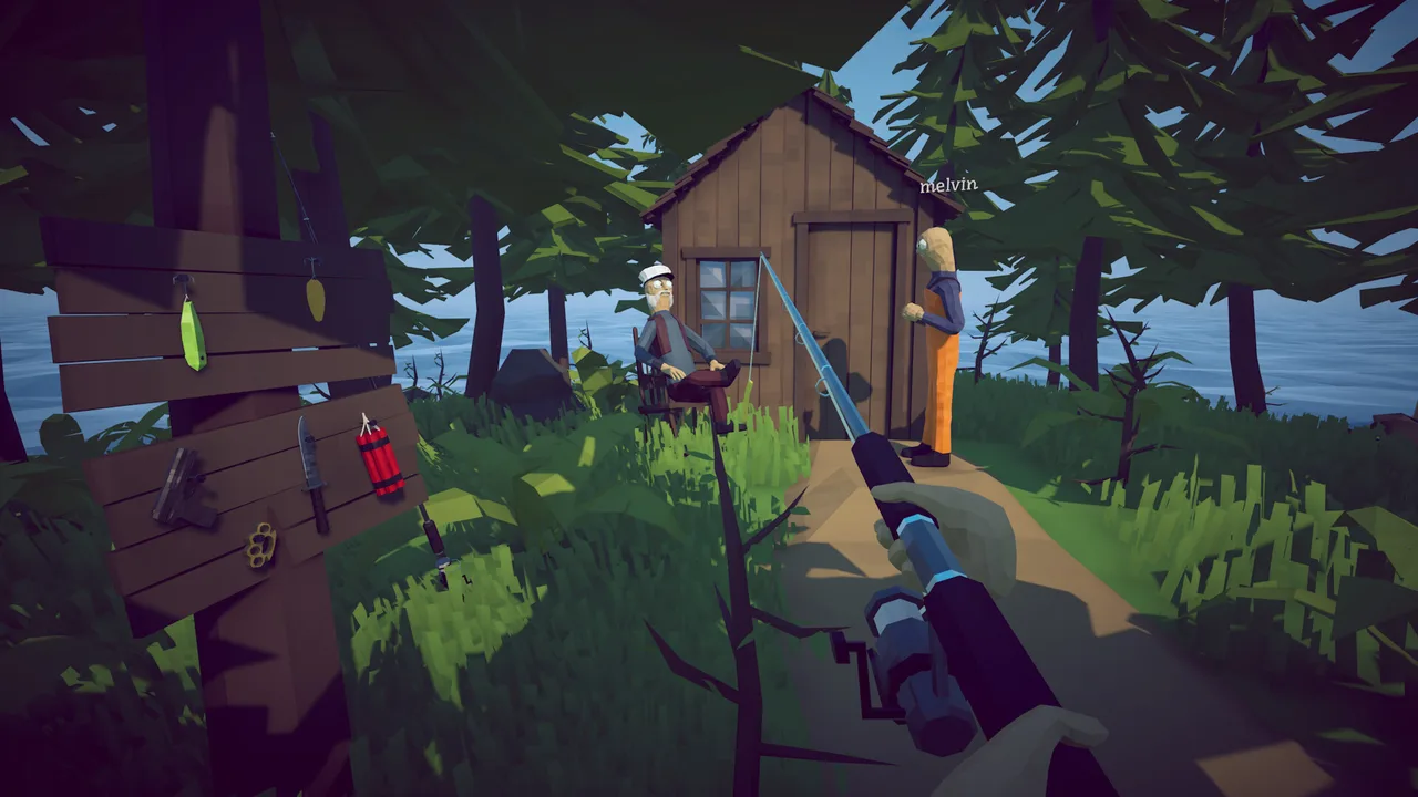 The keeper's cabin where the quest chain starts