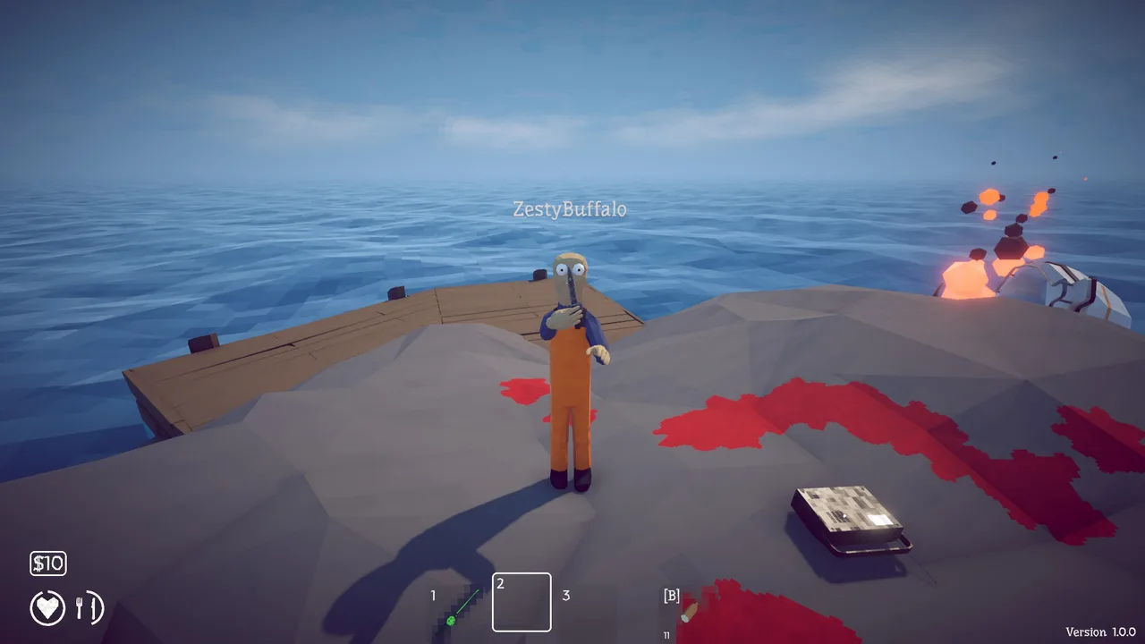 A dock-side sale after a trick-shot kill